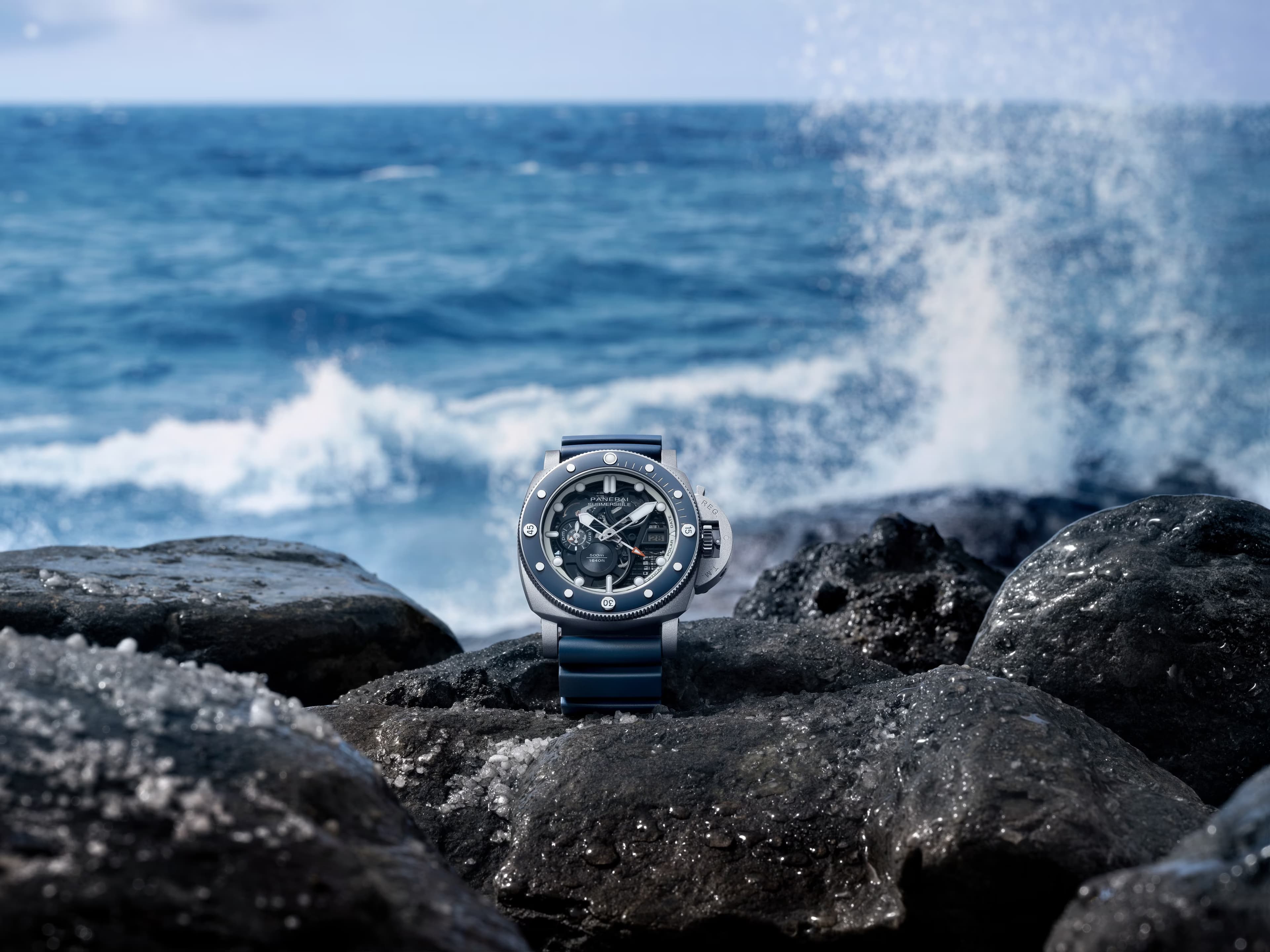 New Skeletonized Panerai Submersible GMT PAM01495